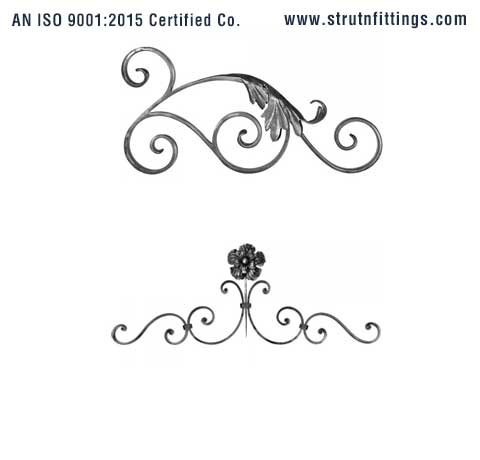 Wrought Iron Gate Overthrows manufacturers exporters in India Punjab Ludhiana